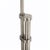 Nova 1980s 92" Nova of California Morelli Tambo Mid Century Floor Lamp, 1980s - Modern Arc Lamp, Dark Oak Base, Satin Nickel, Dimmable For Sale - Image 4 of 6