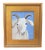 2020s Folk Art Billy Goat Portrait Painting Including the Antiqued Gold Wood Frame For Sale - Image 5 of 5