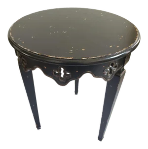 Maitland Smith Occasional Distressed Painted Side Table Center Table
