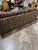 1980s Vintage 70s Sofa Newly Reupholstered Geometric Fabric For Sale - Image 5 of 8