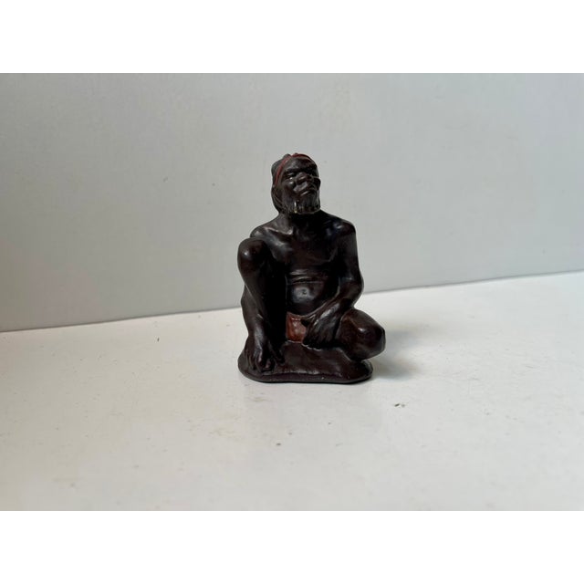 Aboriginal Indigenous Figurines from Darbyshire Pottery, 1950s, Set of 3 For Sale - Image 4 of 14