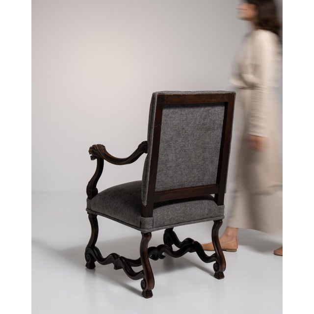 19th Century Brown Wood Club Chairs For Sale - Image 13 of 15