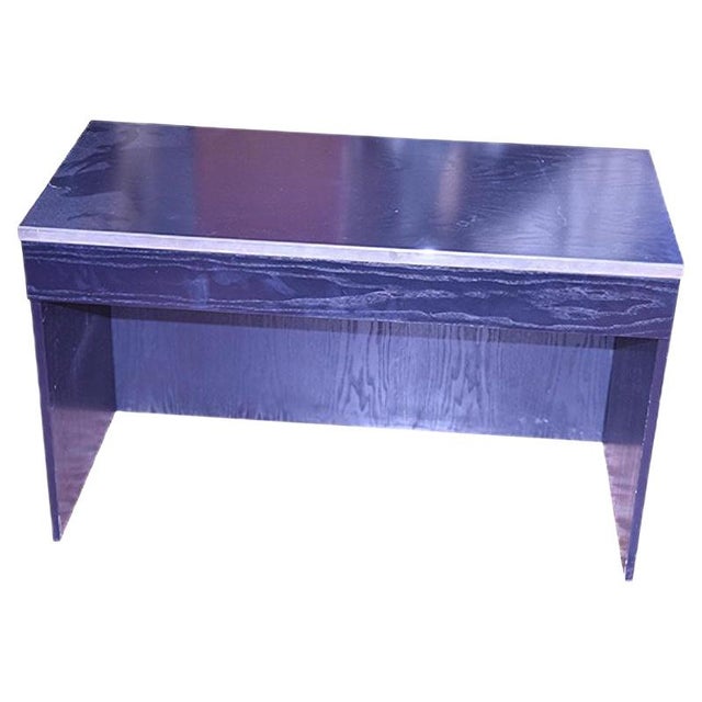 Black Wood Dressing Table For Sale - Image 9 of 9