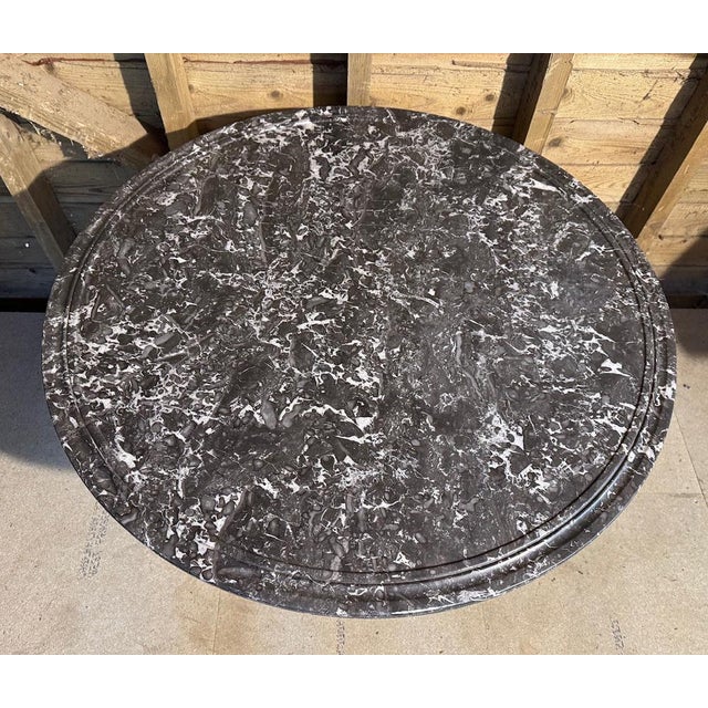 Hollywood Regency Antique French Gueridon Centre Table, 1830 For Sale - Image 3 of 13