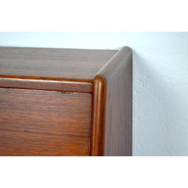 Brown Vintage Danish Secretary in Teak by Arne Hovmand Olsen for Mogens Kold, 1960 For Sale - Image 8 of 18