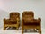 Brown Set of Brutalist Armchairs in Oak, 1960s For Sale - Image 8 of 18