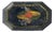 Antique Toleware Tray: Hand-Painted Floral Folk Art, c. 1835 For Sale