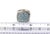Mid 20th Century John Hardy Classic Chain Blue Topaz Sterling Silver Ring - Size 7 For Sale In Miami - Image 6 of 7