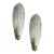 Luxury Italian Murano Glass Leaf Wall Lights – Venetian White, Pair For Sale