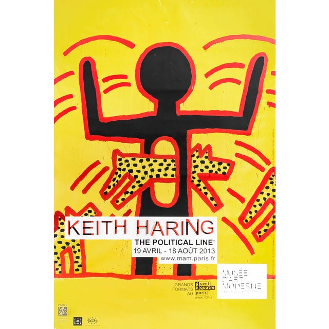 KEITH HARING - THE POLITICAL LINE　大型本 Keith Haring: The Political Line: Buchhart, Dieter, Cox