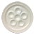 1980s German White Stoneware Deviled Egg Dish For Sale