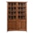 Mission Oak 4 Door Display China Cabinet - Walnut - 49"w For Sale