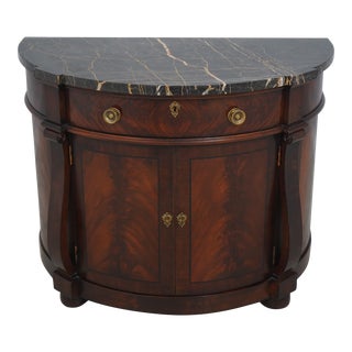 Henredon Historic Natchez Demilune Commode Server For Sale