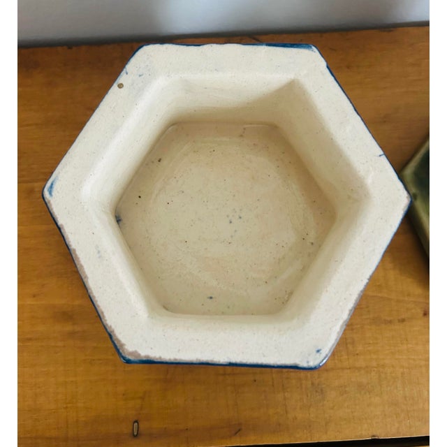 Ceramic Vintage Pottery Figural Dog Trinket Box For Sale - Image 7 of 8