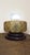 Mid-Century Table Lamp in Pressed Amber Glass and Wood, 1930 For Sale - Image 6 of 9