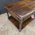 Wood Late 20th Century English Cherry 2 Drawer Turned Leg Potbaord Base Coffee Table For Sale - Image 7 of 13