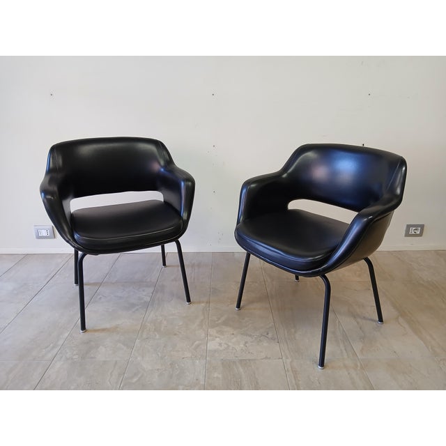 Modern Kilta Armchairs by Olli Mannermaa for Cassina, 1950s, Set of 2 For Sale - Image 3 of 18