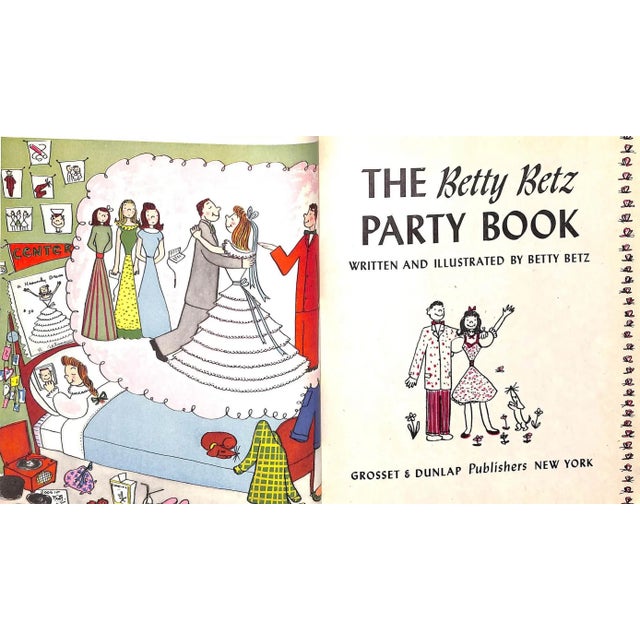 Traditional "The Betty Betz Party Book: The Teen-Age Guide to Social Success" 1947 Betz, Betty For Sale - Image 3 of 9
