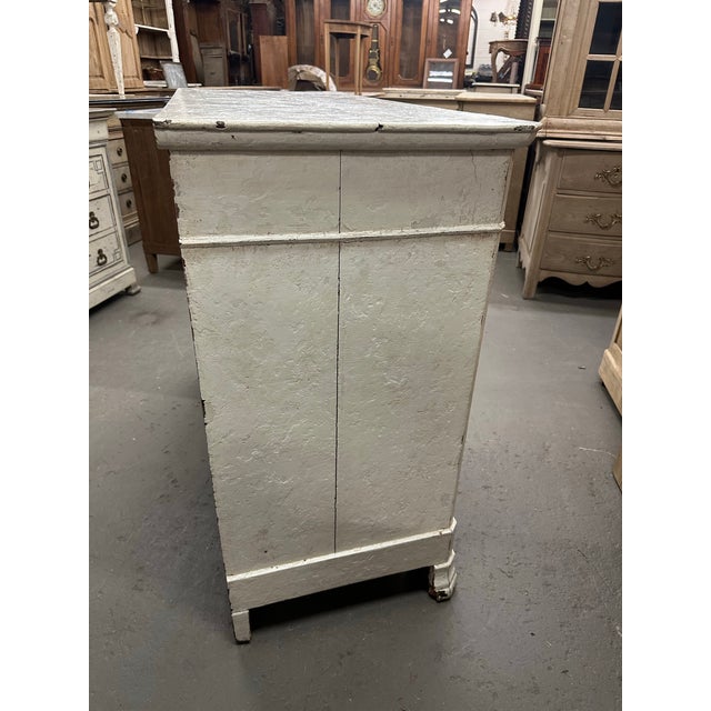 French 19th Century Painted Louis Philippe Commode For Sale - Image 3 of 8