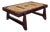 The Vintage 1970s Rosewood and Tile Coffee Table For Sale