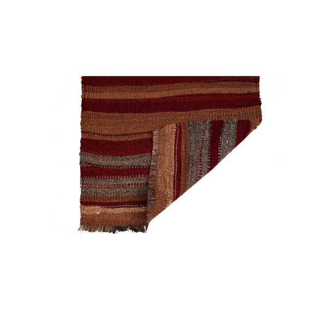 Mid-Century Modern Vintage Mini Decorative Kilim Rug - 1`10″ X 2`4″ For Sale - Image 3 of 3