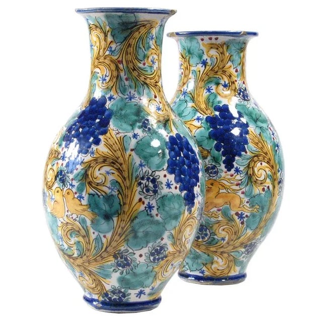 Ceramic Josef Štancl Vases, Czechoslovakia, 1940s, Set of 2 For Sale - Image 13 of 13