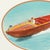 Traditional Chris-Craft Speedboat Gouache C1950s Painting For Sale - Image 3 of 6