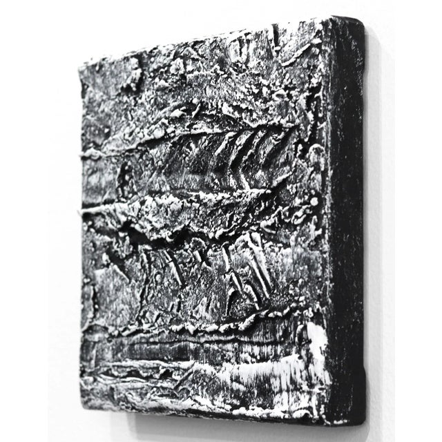 Ma Yuan's Dream - Contemporary Minimalist Mixed-Media Painting Thick Texture Impasto Sculptural Original Wall Artwork by Len Klikunas For Sale In Los Angeles - Image 6 of 9