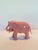 American Vintage Pink Iron Mechanical Coin Bank For Sale - Image 3 of 4