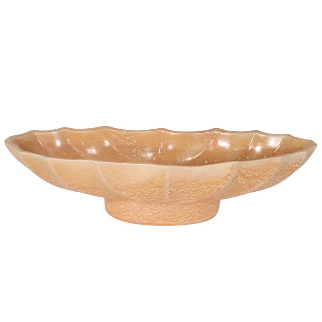 Mid Century Cookson Pottery Center Bowl Marked C P 3200 U S A For Sale - Image 9 of 12