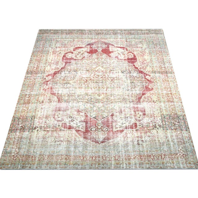 1940s Persian Kerman Rug For Sale In Los Angeles - Image 6 of 6