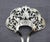 Edwardian sterling English hair pin, Birmingham, 1898. By D&F (Deykin & Francis). Finely cut & engraved Rococo style. 0.30...
