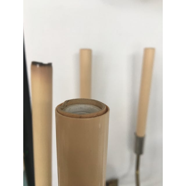 Boho Chic Brass and Chrome French Two-Tone Sconces- a Pair For Sale - Image 3 of 13