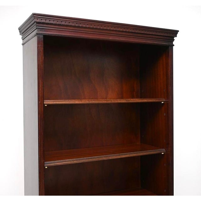 1950s Antique Georgian Open Bookcases, 1950s, Set of 2 For Sale - Image 5 of 10