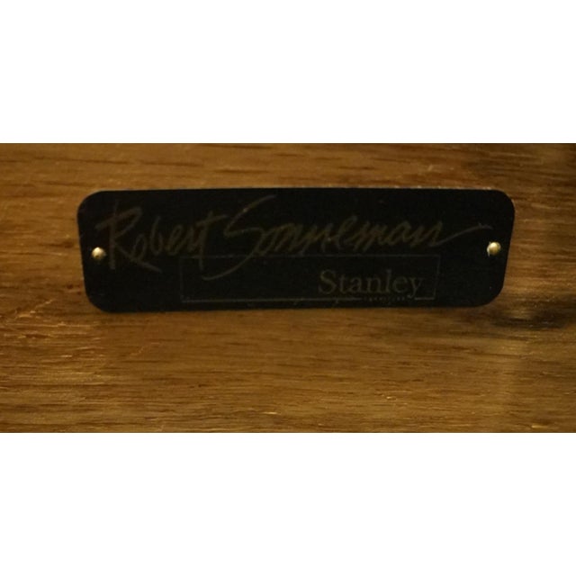 Brown Rare Robert Sonneman for Stanley Furniture Urban Primitive Collection Mission Style 45" Curio Display Cabinet 178-11-11 For Sale - Image 8 of 12