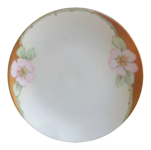 1913 Antique Austrian Hand-Painted Signed Porcelain Plate