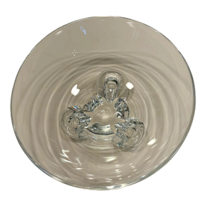 Mid 20th Century Steuben Crystal Floret Bowl Designed by Donald Pollard