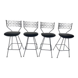 Vintage Granada Barstools by Arthur Umanoff - Set of 4 For Sale