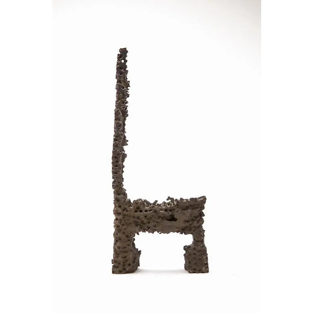 Contemporary Urano Palma, Throne Sculpture, 1983, Bronze For Sale - Image 3 of 7