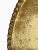 Vintage large oval brass decorative tray. Perforated design at the center and towards the border.