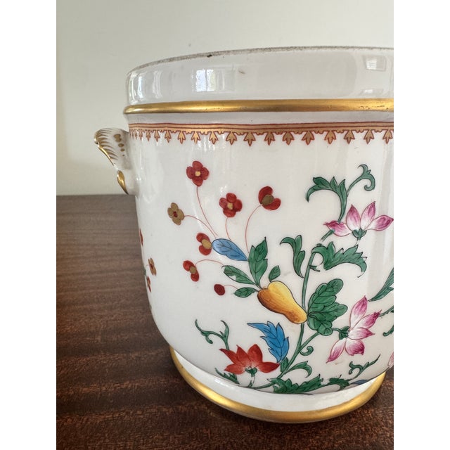 20th Century Porcelain De Paris Tiffany Cachepot For Sale - Image 9 of 12