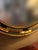Neoclassical Vintage Federal Revival Black and Gold Parcel-Gilt Oval Wall Mirror For Sale - Image 3 of 6