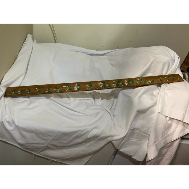 Wood Antique Hand-Painted French Baguette Bread Board For Sale - Image 7 of 7