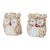 Pair of Vintage Seashell Encrusted Owl Figurines For Sale
