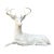 Vintage Life Size Deer Sculpture For Sale