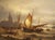 Dramatic 19th Century Maritime Oil on Canvas Painting by Josef Mahorcig, 1880 For Sale - Image 15 of 18