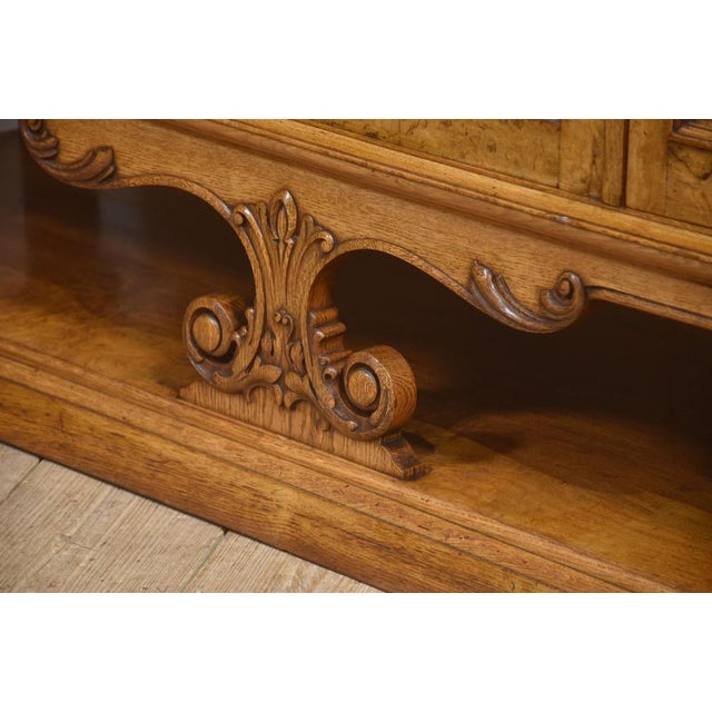 Carved Pollard Oak Sideboard For Sale - Image 16 of 18