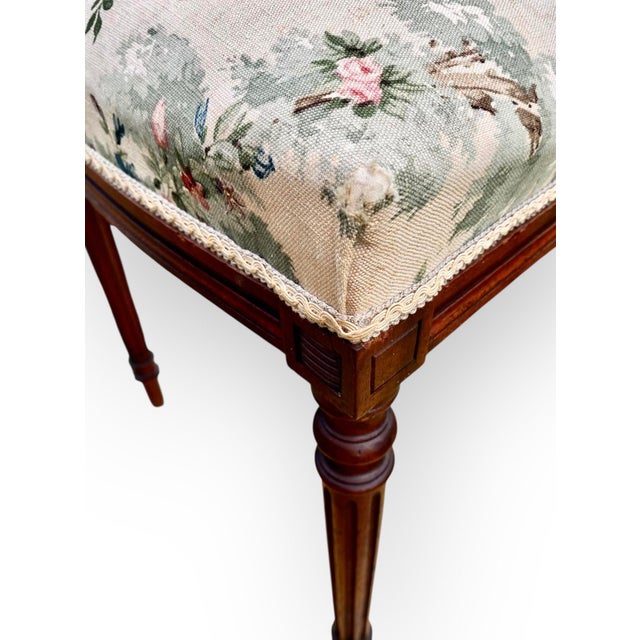 Vintage French Louie 15th Style Dressing Table and Chair For Sale - Image 9 of 14