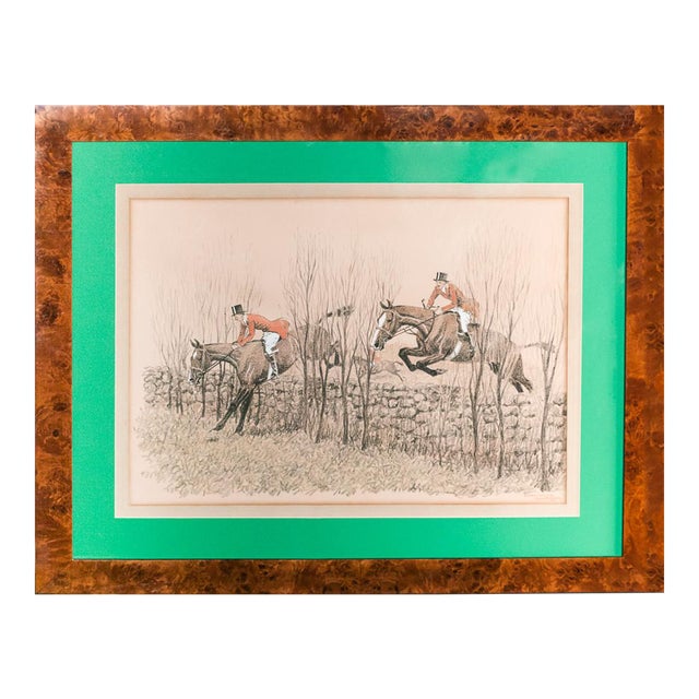 Getting Along 1929 Conte Crayon & Charcoal Drawing by Paul Brown For Sale