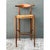 Vintage MCM Wood and Rush Bar Stool For Sale - Image 12 of 12